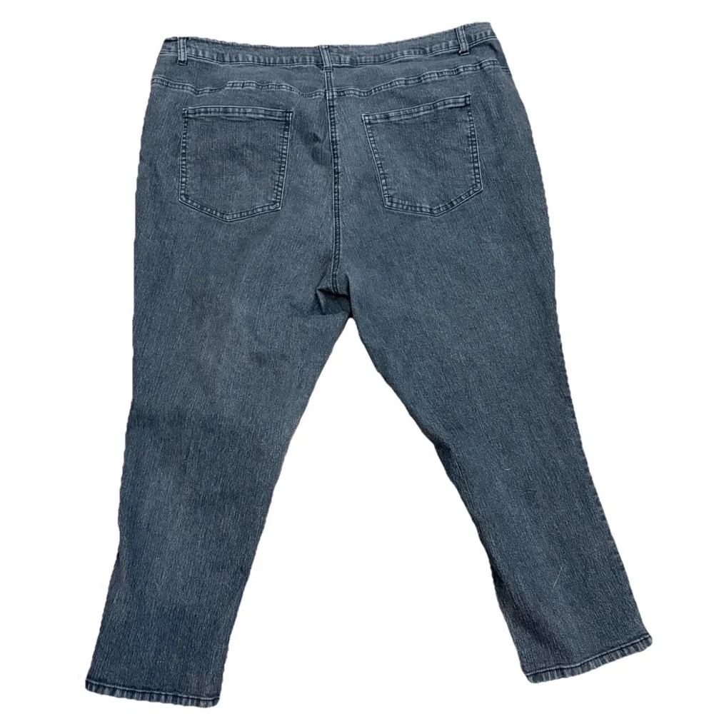 Skinny Jeans Minimalist Workwear Spring Black Size 26WP - Picture 2 of 5